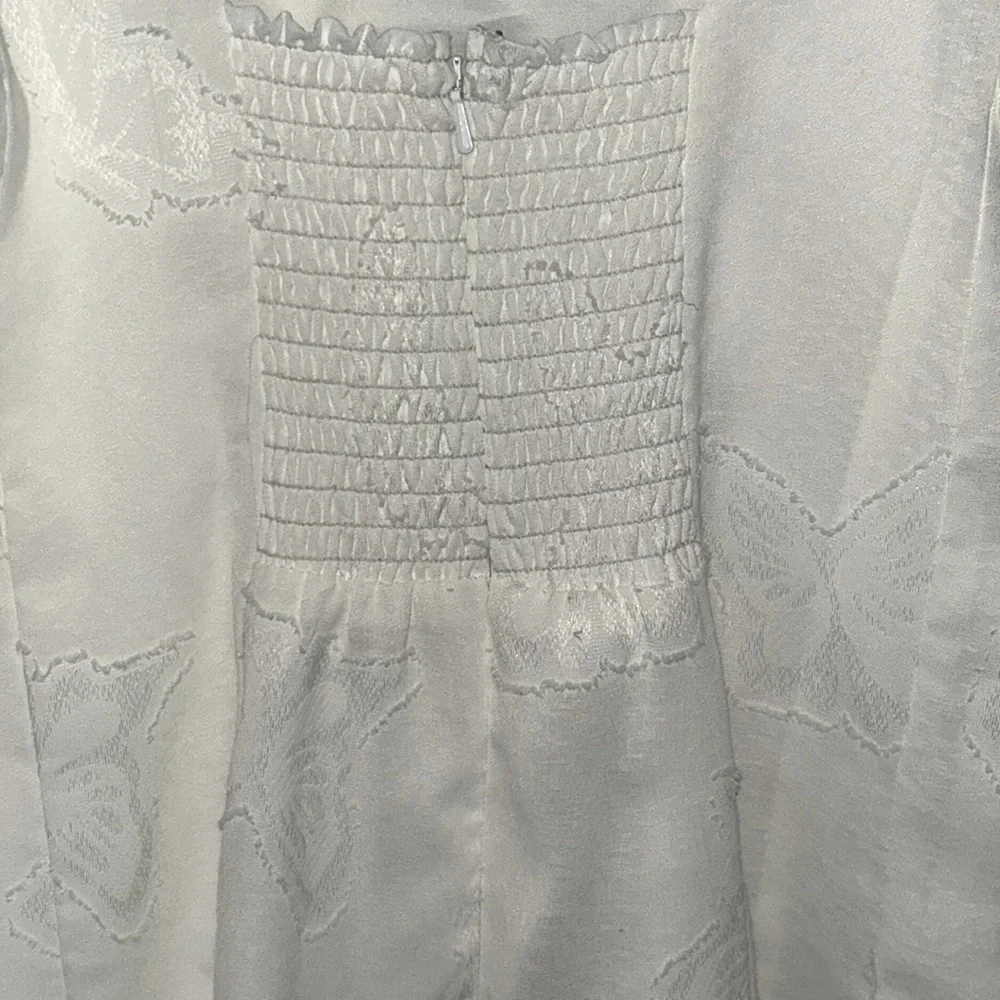 NWOT Show Me Your Mumu Mia Dress in white with butterfly stitch size Small